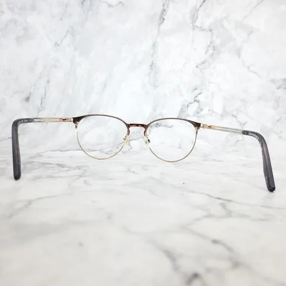 Converse CV1003 020 Eyeglasses Black Gold Round Full Rim Frames 51-19-140 - Picture 5 of 13